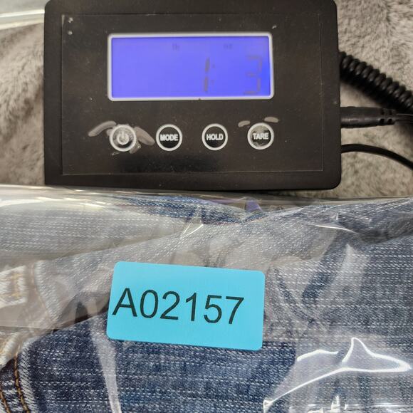 Torrid Skirt Womens 14 Blue Stretch Denim A-Line Midi Front Slit Raw Hem Casual - Picture 11 of 11